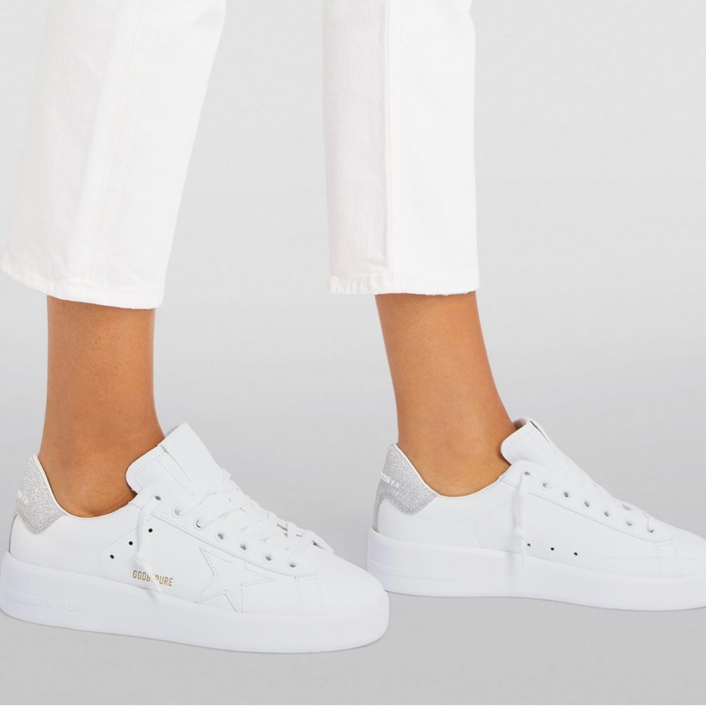 GOLDEN GOOSE PURE STAR A1 SNEAKERS- SIZE 7